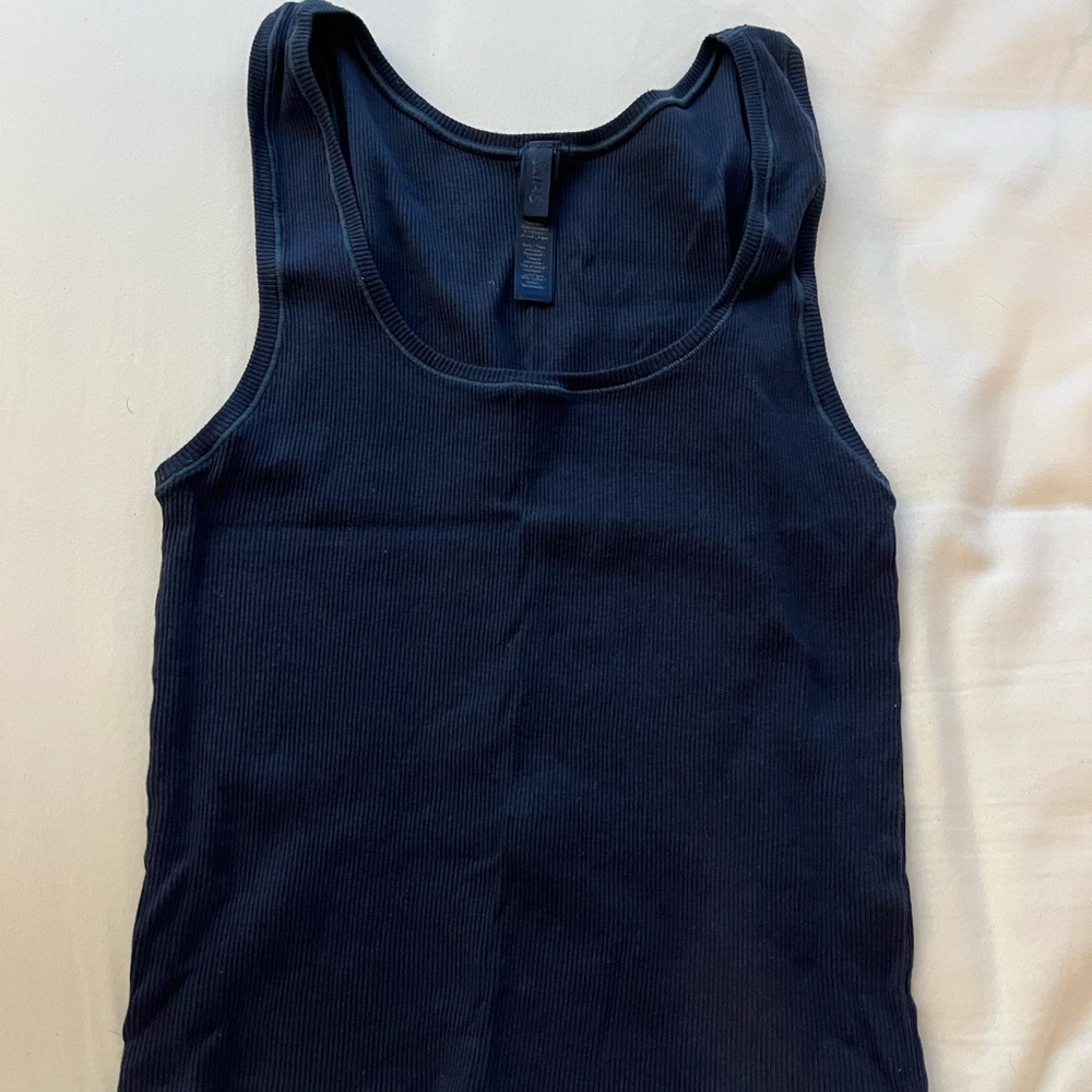 SKIMS Navy Tank Top